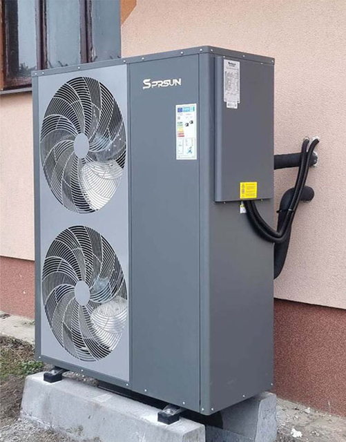 SPRSUN Pompă de căldură R32 cu regulator CAREL